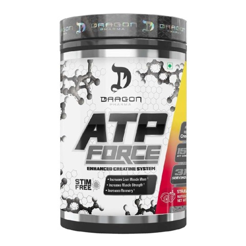Dragon Pharma ATP Force Enhanced Creatine System,  Strawberry Kiwi  0.55 lb 