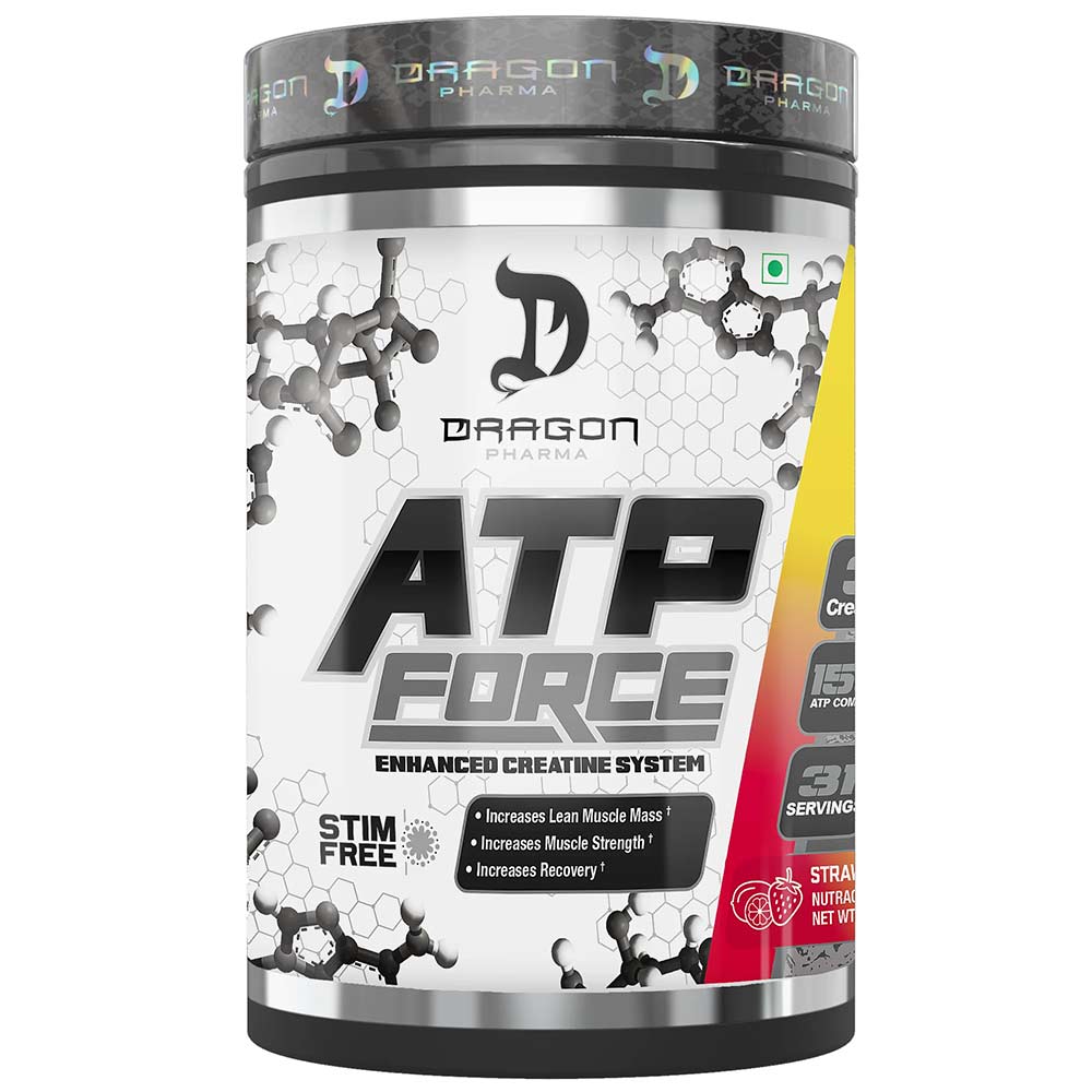 Dragon Pharma ATP Force Enhanced Creatine System,  Strawberry Kiwi  0.55 lb 