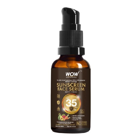 WOW Skin Science Matte Finish Sunscreen Face Serum,  50 ml  SPF 35 PA++ 