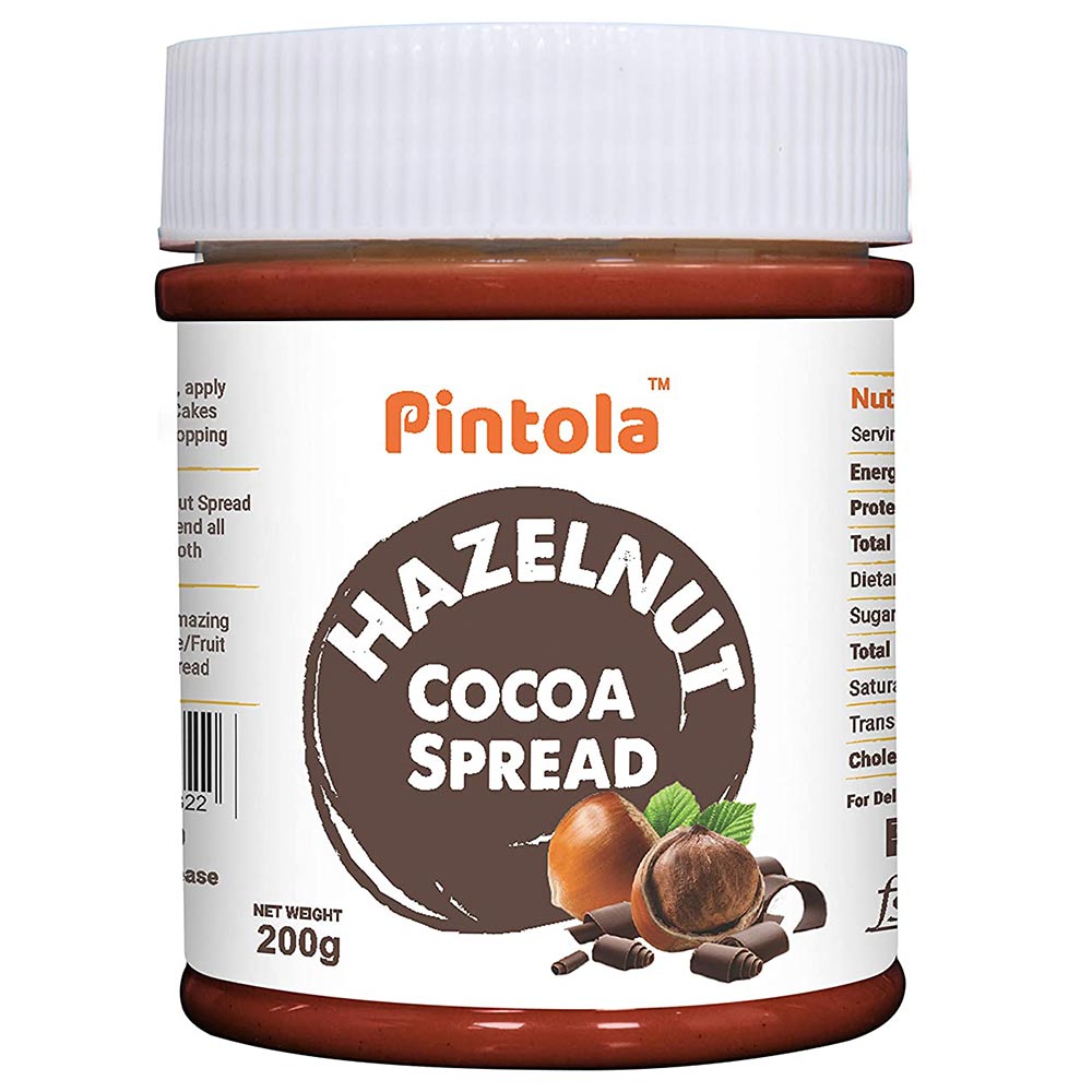 Pintola Hazelnut Cocoa Spread Butter,  Natural  0.200 kg 