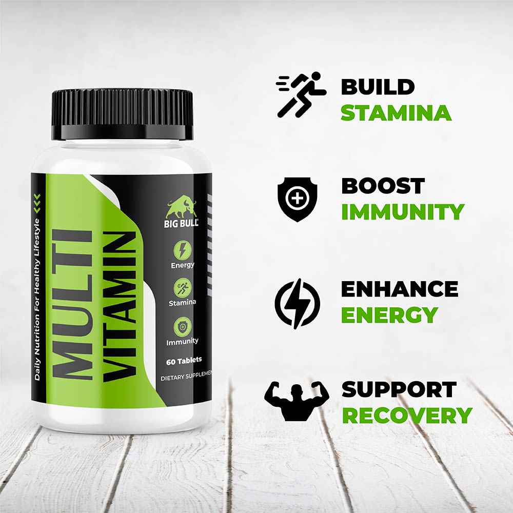 4 - Big Bull Multivitamin,  60 tablet(s)  Unflavoured 