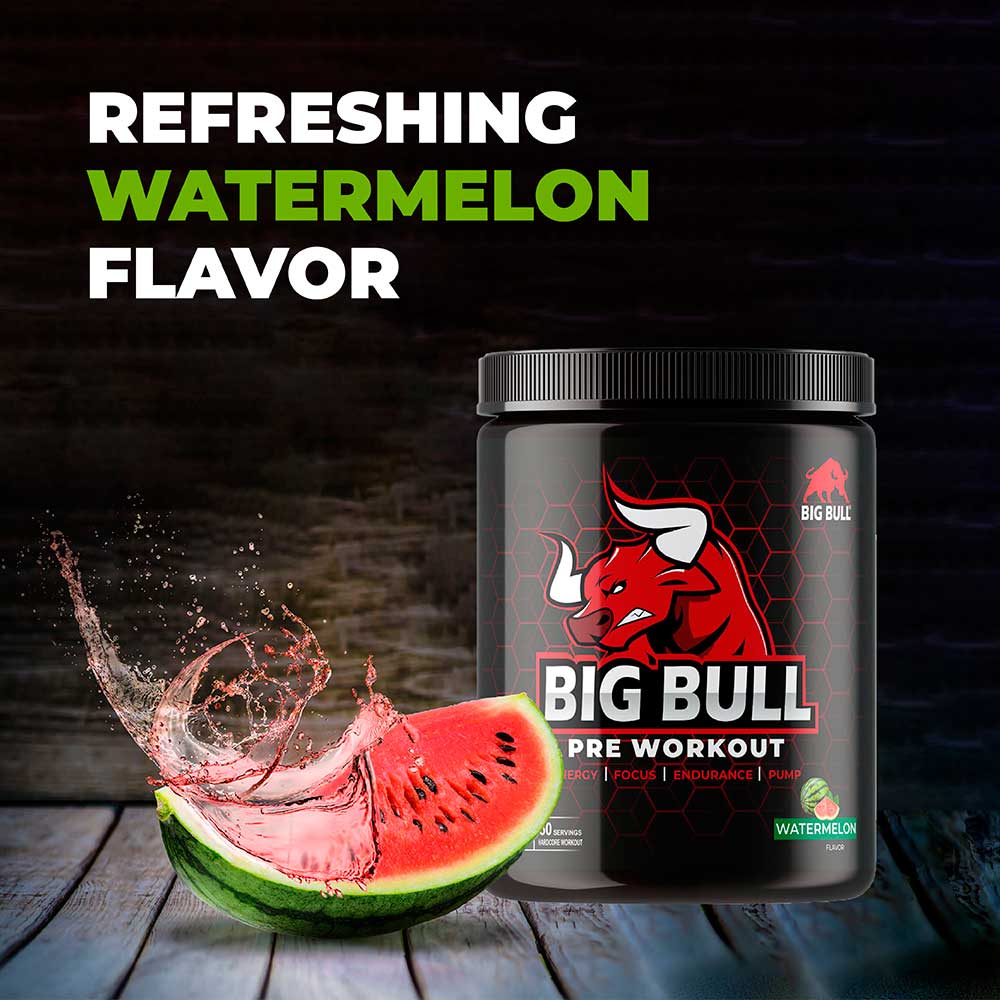 2 - Big Bull Pre Workout,  0.56 lb  Watermelon 