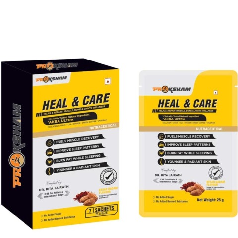 1 - Proksham Heal & Care Kesar Badam,  7 sachets/pack 