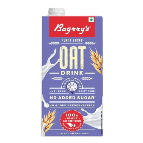 1 - Bagrrys Plant based Oat Drink,  Natural  1 L 