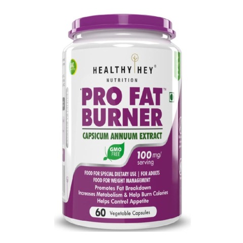 1 - HealthyHey Nutrition Pro Fat Burner,  60 veggie capsule(s)  Unflavoured 