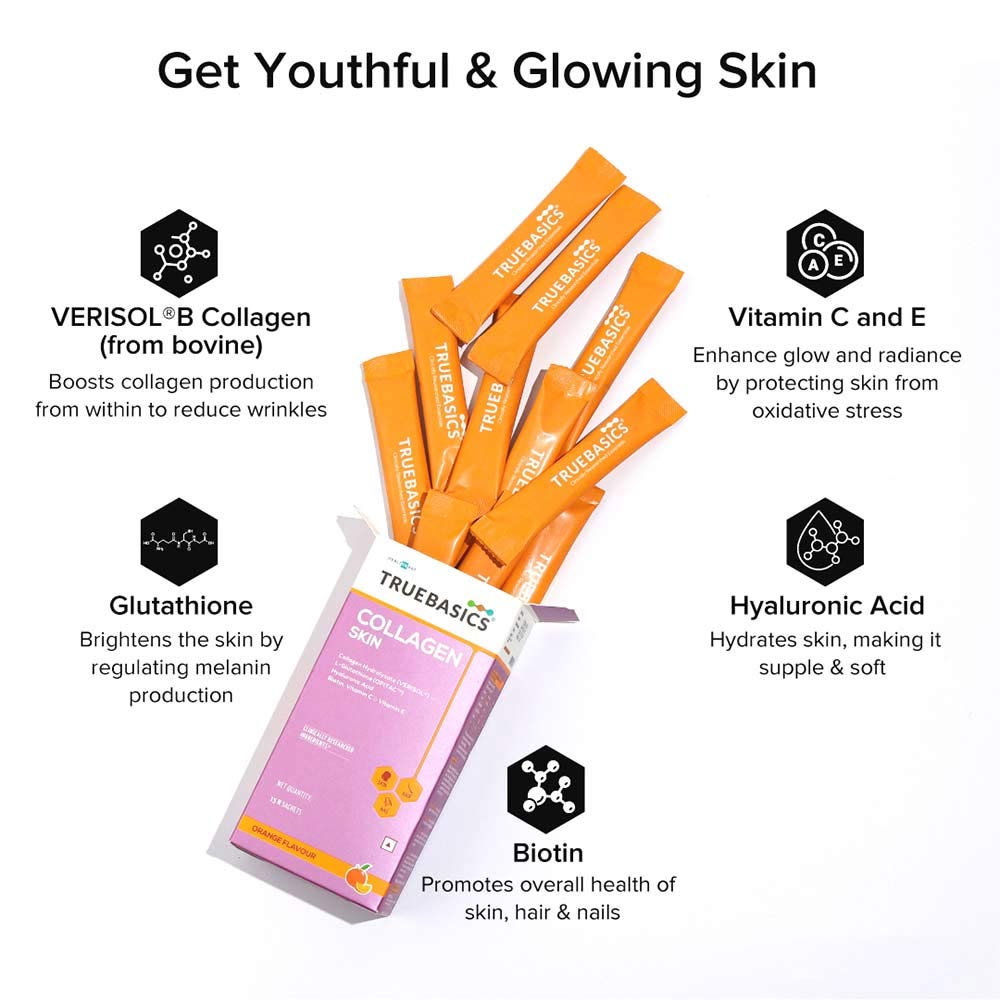 2 - TrueBasics Collagen Skin OP,  15 Piece(s)/Pack  Orange 
