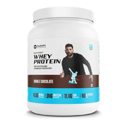 1 - YouWeFit Easy Digest Whey Protein, 2 lb Double Chocolate