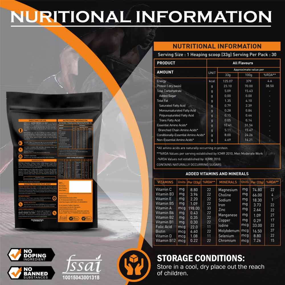 2 - Nakpro Perform Plus+ High Performance Whey,  2.2 lb  Cookies & Cream 