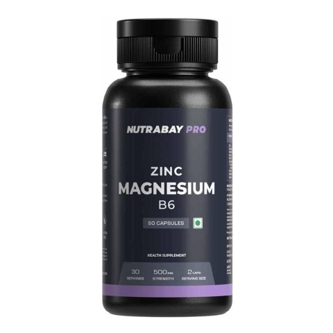 1 - Nutrabay Pro Zinc Magnesium B6,  60 capsules 