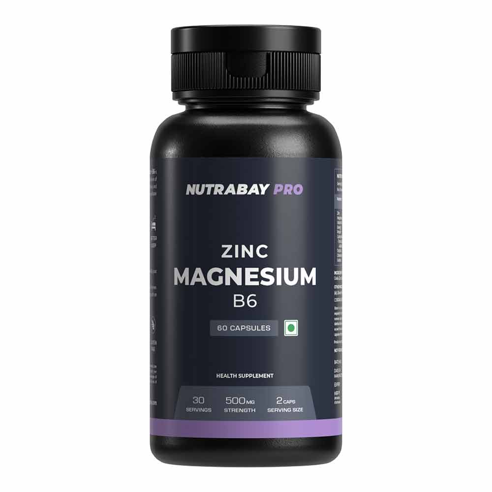 1 - Nutrabay Pro Zinc Magnesium B6,  60 capsules 