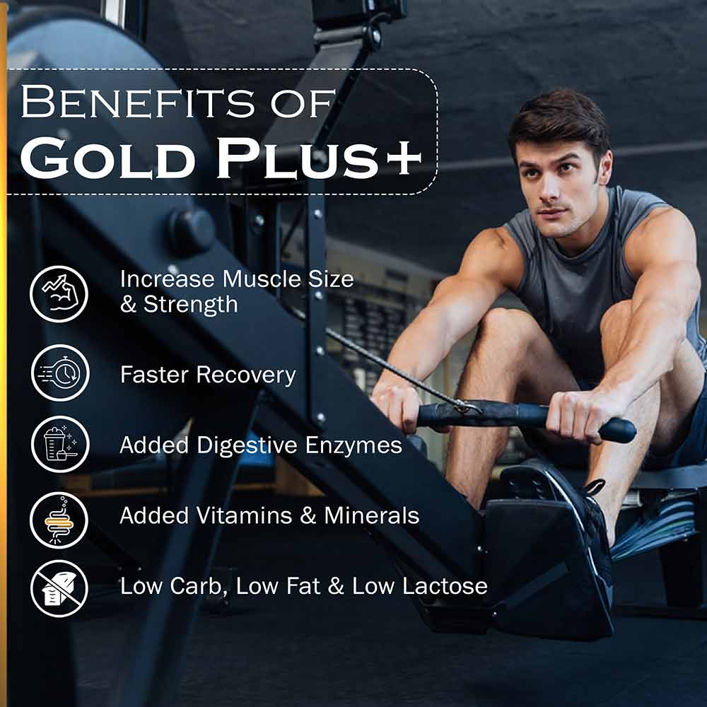 5 - Nakpro Gold Plus+ Whey Protein Concentrate,  2.2 lb  Vanilla 