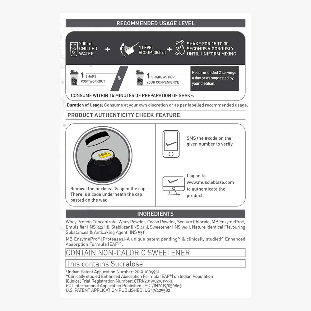 8 - MuscleBlaze Biozyme Performance Whey, 4.4 lb Choco Cinnamon Swirl