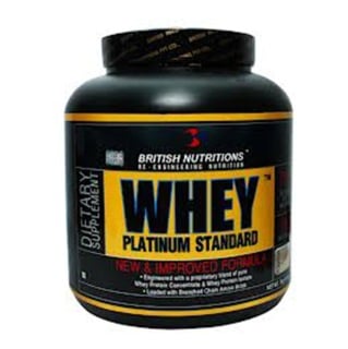 British Nutritions Whey Platinum Standard, 4.4 lb Vanilla