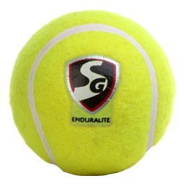 SG Enduralite Light Tennis Cricket Ball,  Assorted  Standard  Single Unit 