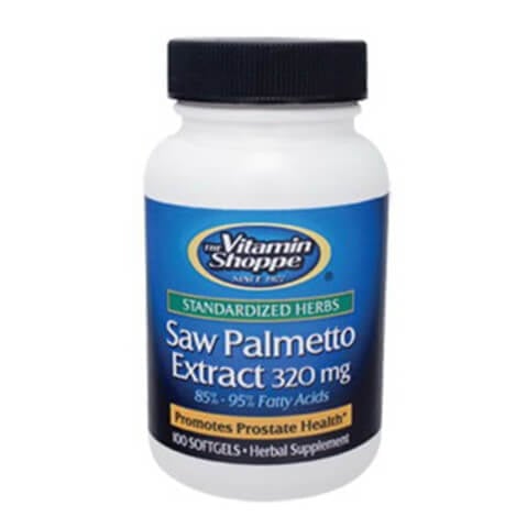 The Vitamin Shoppe Saw Palmetto Extract (320 mg),  100 softgels 