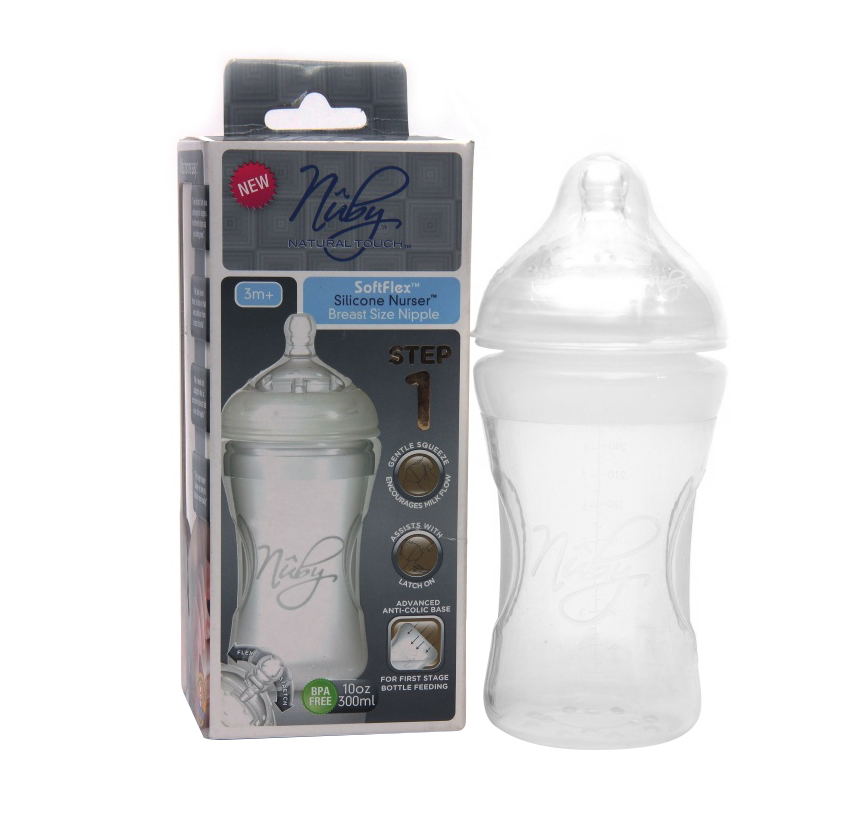 Nuby Soft Bottle Silicon 300 ml online in India