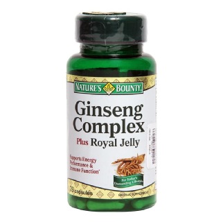 Nature's Bounty Ginseng Complex + Royal Jelly, 75 capsules