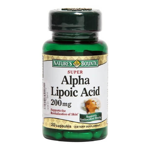 Nature's Bounty Super Alpha Lipoic Acid (200 mg), 30 capsules Nature's Bounty Super Alpha Lipoic Acid (200 mg), 30 capsules