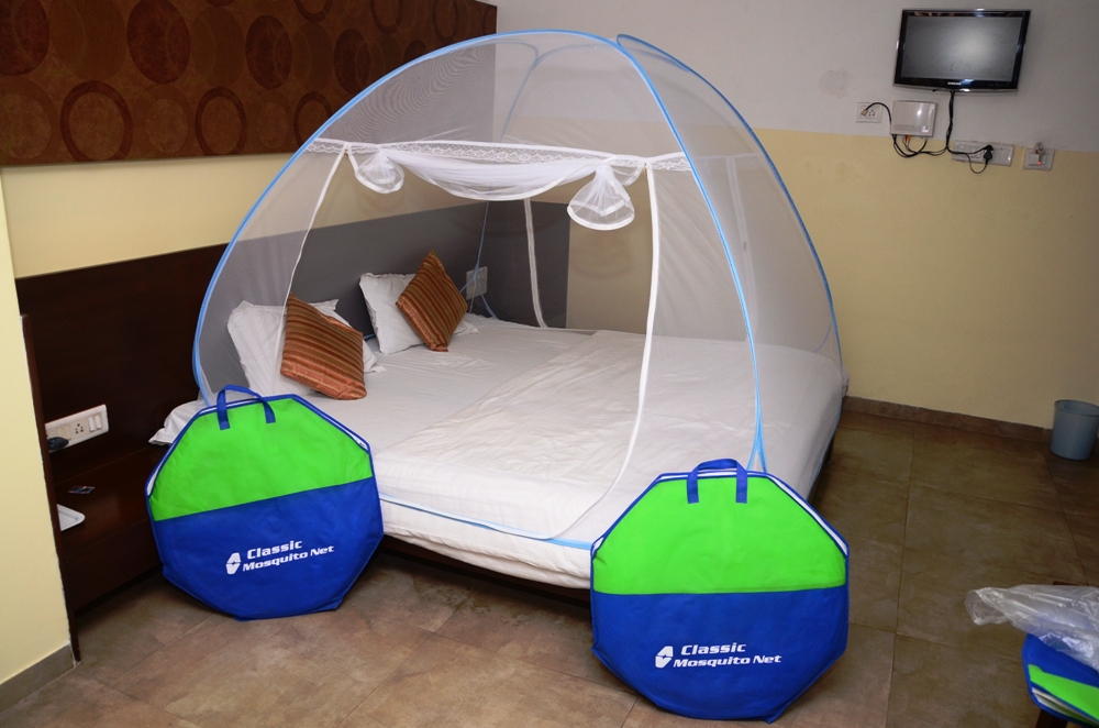 Classic Mosquito Net Double Bed Blue online in India