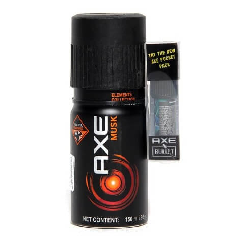Axe Musk Deol,  150 ml  Limited Offer (Axe Bullet Small Deo Travel Pack Free) 