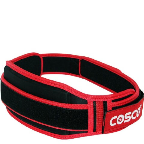Cosco Gym Fitness Belt, Red & Black Adjustable