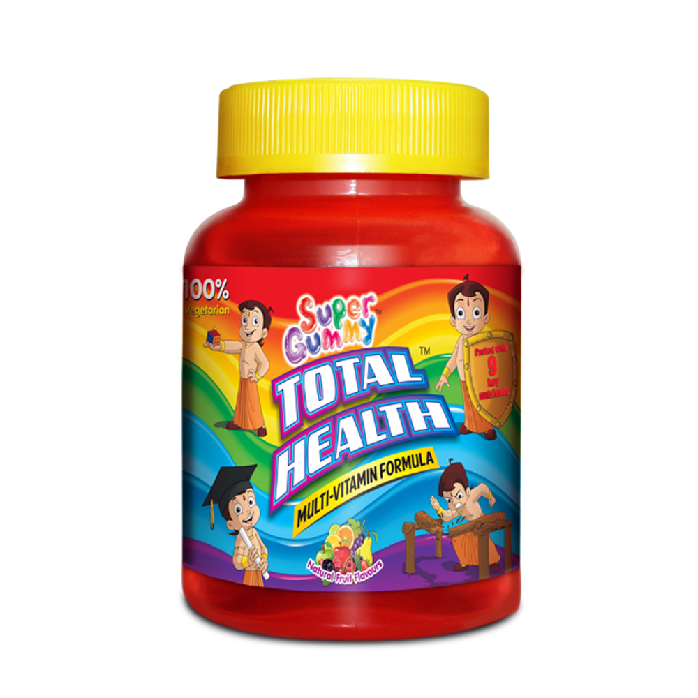 Super Gummy Total Health Multivitamin,  90 Piece(s)/Pack  Fruit 
