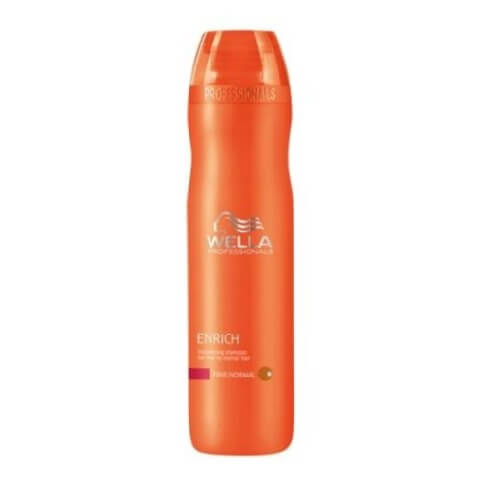 Wella Professionals Enrich Moisturizing Shampoo,  250 ml  For Coarse Hair 