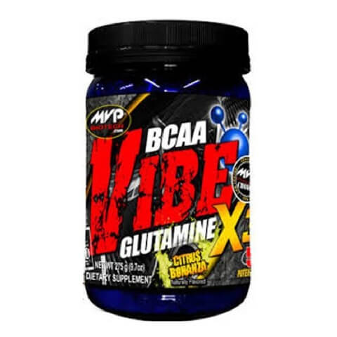MVP Biotech BCAA Vibe Glutamine X3, 0.6 lb 50 Servings Unflavoured