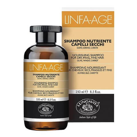 Bottega Di Lungavita Linfa Age Shampoo For Dry Hair, 250 ml Damaged Hair