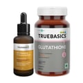 3 - TrueBasics Glutathione + Nutroxsun 30 tablets + Vitamin C Serum Combo, 30 ml Unflavoured