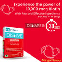 3 - HK Vitals DISOLVE Biotin by HealthKart,  30 Strip(s)  Mango 