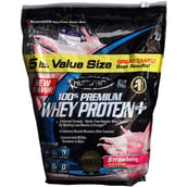 MuscleTech 100% Premium Whey Protein Plus, 5 lb Strawberry