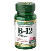 Nature's Bounty Quick Dissolve B-12 (2500 mcg), Cherry 50 tablet(s)