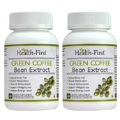 Health first Green Coffee Bean Extract (Pack of 2),  60 veggie capsule(s) 