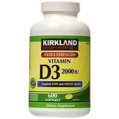 Kirkland Signature Vitamin D3 (2000 iu),  600 softgels 
