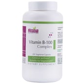 Zenith Nutrition Vitamin B-100 Complex,  200 capsules  Unflavoured 