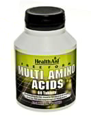 HealthAid Free Form Multi Amino Acid, 60 tablet(s) Unflavoured