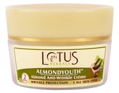 Lotus Herbals Almondyouth Anti-Wrinkle Cream,  50 g  for All Skin Types 