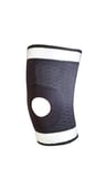 B Fit USA Knee Support (S-6505),  Black & White  Large 