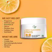 4 - CGG Cosmetics Vitamin C Daily Cleansing Pads, 50 Piece(s)/Pack Normal to Oily Skin
