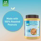 3 - MuscleBlaze Natural Peanut Butter Unsweetened,  1 kg  Super Smooth 