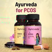 2 - Gynoveda PCOS - Vamaa & Myraa Ayurvedic Pills - Pack of 6,  120 tablet(s) 