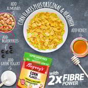 6 - Bagrrys Corn Flakes Plus,  1 kg  Original & Healthier 