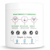 2 - Big Muscles Hair Vitamins with DHT Blocker & Omega-3,  160 g  Mango 