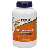 Now Glucomannan (575 mg),  180 capsules  Unflavoured 