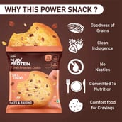 6 - RiteBite Max Protein Cookies,  6 Piece(s)/Pack  Oats & Raisins 