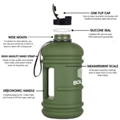 3 - Boldfit Gym Gallon Water Jug Bottle,  Army Green  2.2 L 