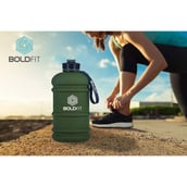 8 - Boldfit Gym Gallon Water Jug Bottle,  Army Green  2.2 L 