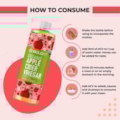 2 - Boldfit Organic Apple Cider Vinegar with Vinegar Mother,  0.5 L  Unflavoured 