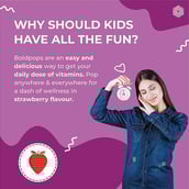 6 - Boldfit Deep Sleep Melatonin - Strawberry Flavour,  30 gummies 